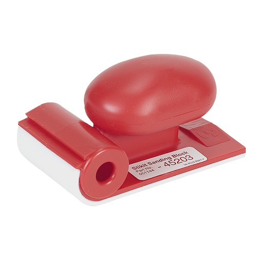 Handblock für Schleifpapierrol len,63x12 Nr.45203 Handblock f.Schleifpapierrol