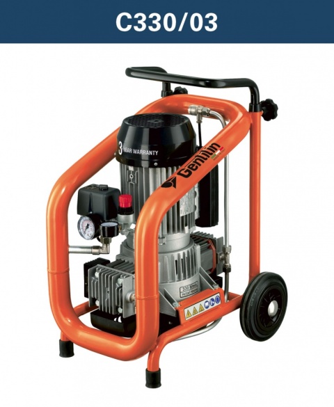 Kompressor Gentilin C330/03 / 3lt 230V / 10bar zweizylinder