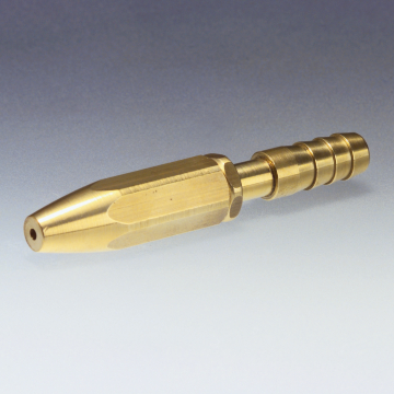 Messing-Spritzrohr mit Schlauchtülle für Schlauch ID 16 mm