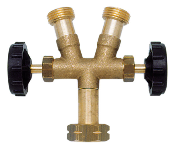 Doppelabzweigventil mit Flaschengewinde J 858