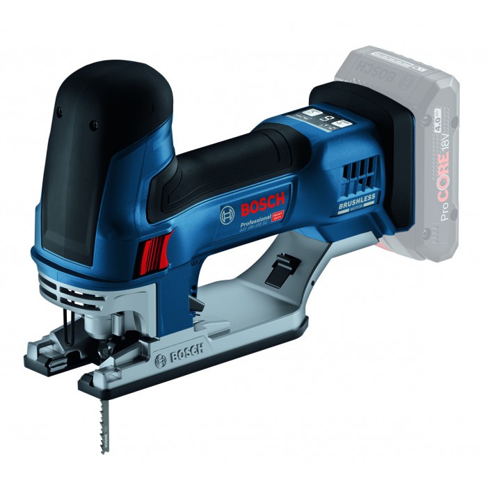 Akku Stichsäge Bosch GST 18V-155 SC Stabform Solo/ L-Boxx