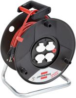 Kabelrolle Kunststoff 50 m TD-Kabel 3 x 1,5      4 Steckdosen  IP20