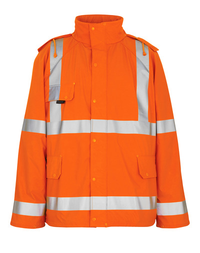 Feldbach Regenjacke MASCOT EN 20471-Kl.3 Orange Gr.3XL