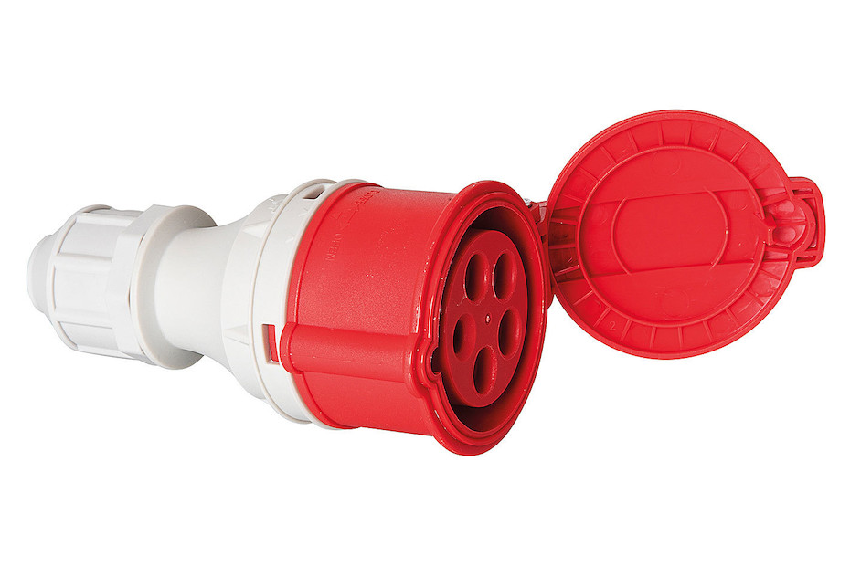 Kupplung CEE 16/5 5 Pol. IP 44 Spritzwassergeschützt
