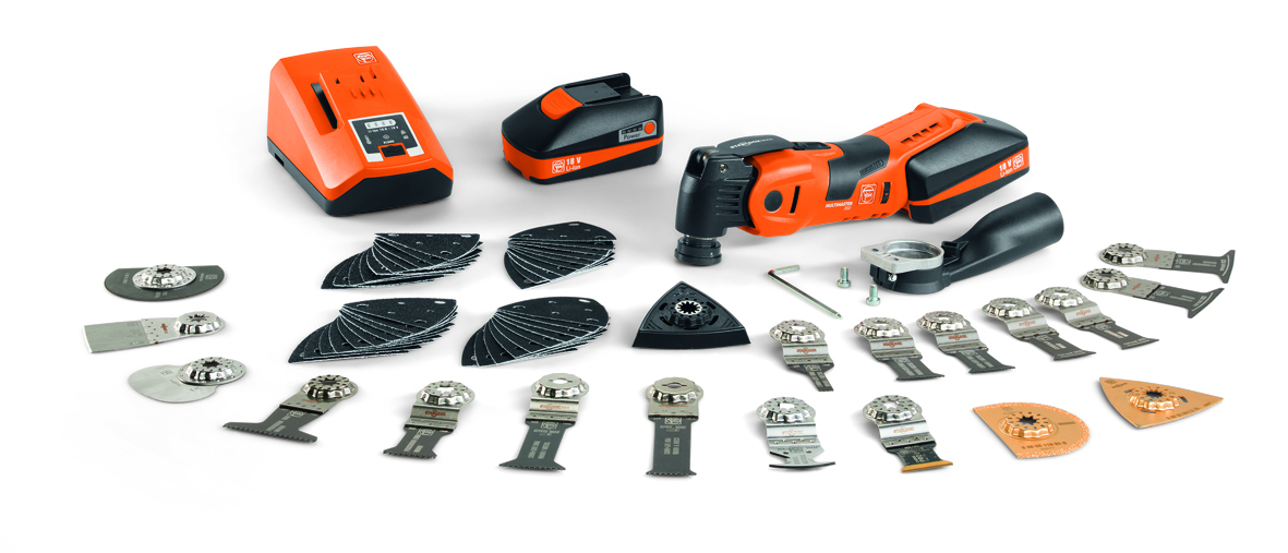 Fein Akku-Multimaster AMM 700 MAX TOP STARLOC, inkl Zubehörset 50tlg.
