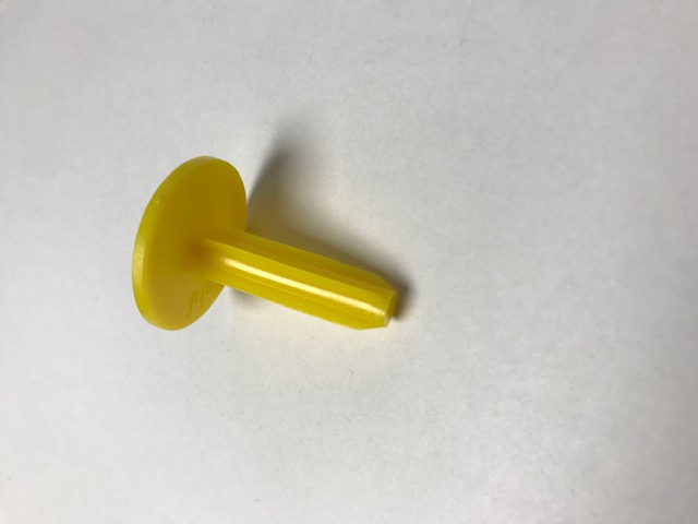 Meterrissmarken Kunststoff gelb