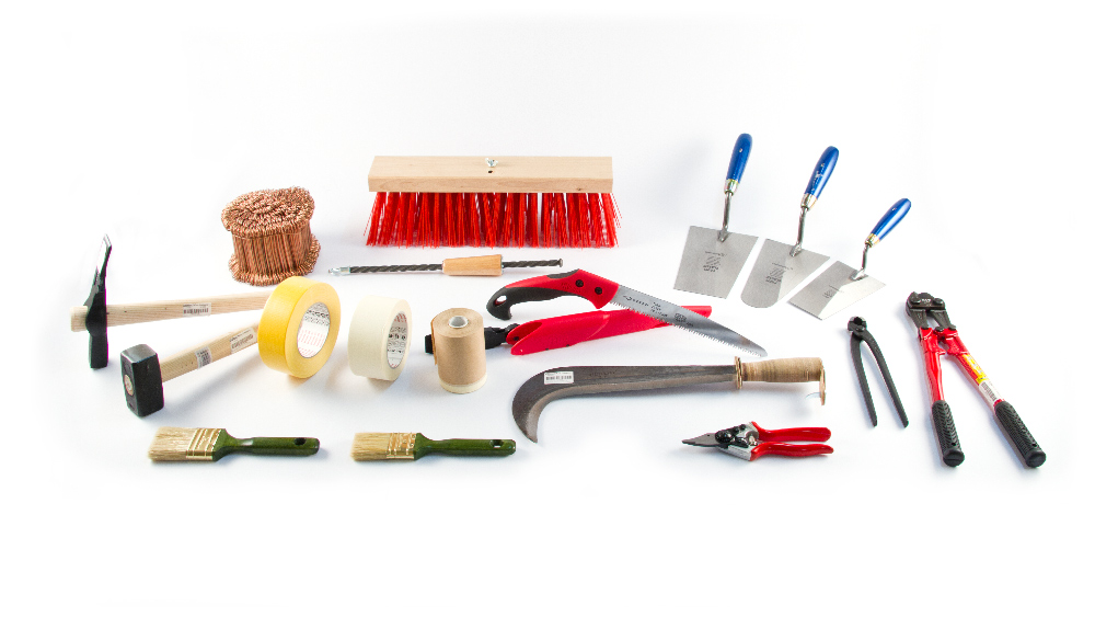 Kachelbild Bauwerkzeuge