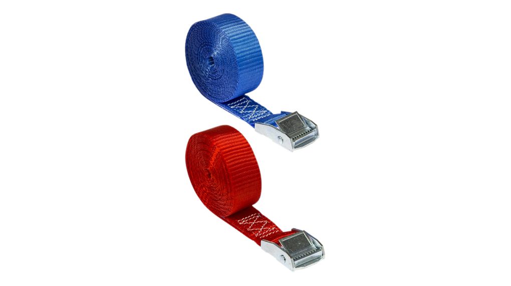 Spanset SpanSet Gepäckträgergurte 3m aus Polyester, Klemmschloss, 2er-Set