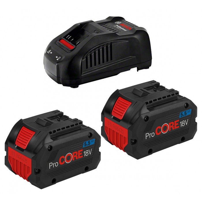 Starter-Set 2 x ProCORE18V 5.5Ah + GAL 1 Batterieladegerät (Akku)