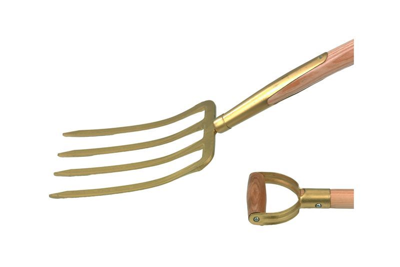 GRABGABELN MIT D-GRIFF GOLD LACKIERT