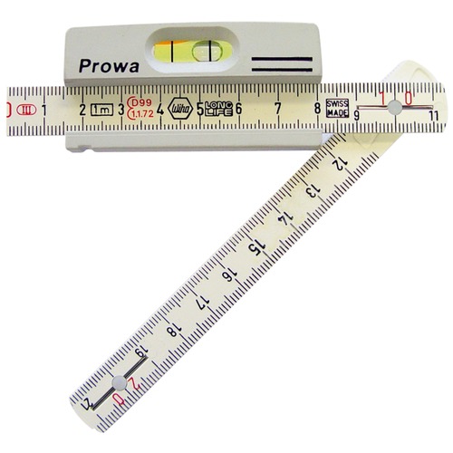 Wasserwaage Click mit Metersta Nr 450 1m Wasserwaage Click 450 1St