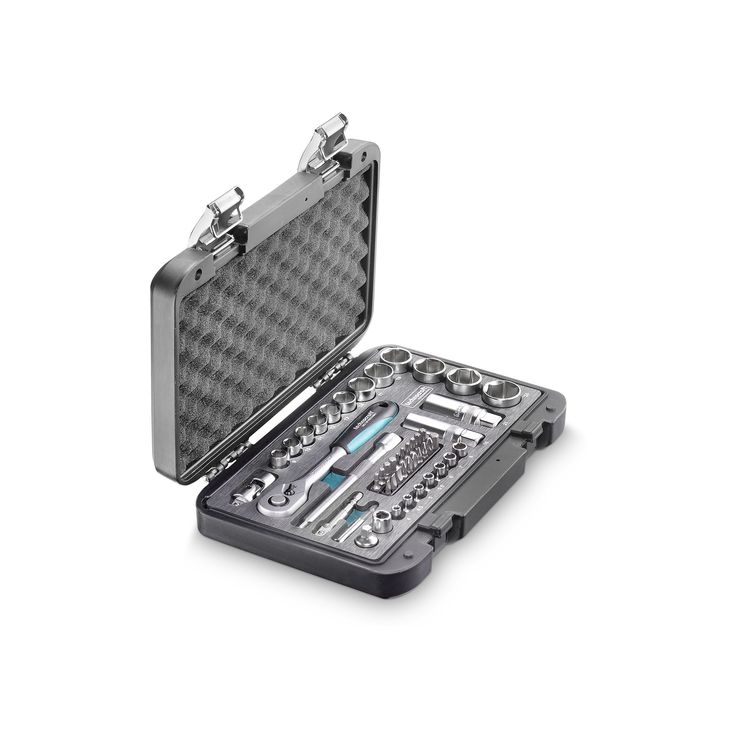 TECHNOCRAFT Steckschlüsselsatz 1/4"+3/8" SILVERLINE     AKTION