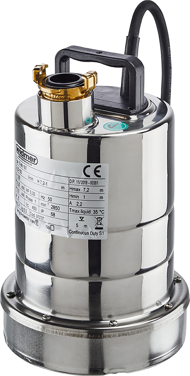 Flachsaugpumpe HYDRO-STAR GT-Maxi 200/9 10'500 l/h ohne Schwimmer