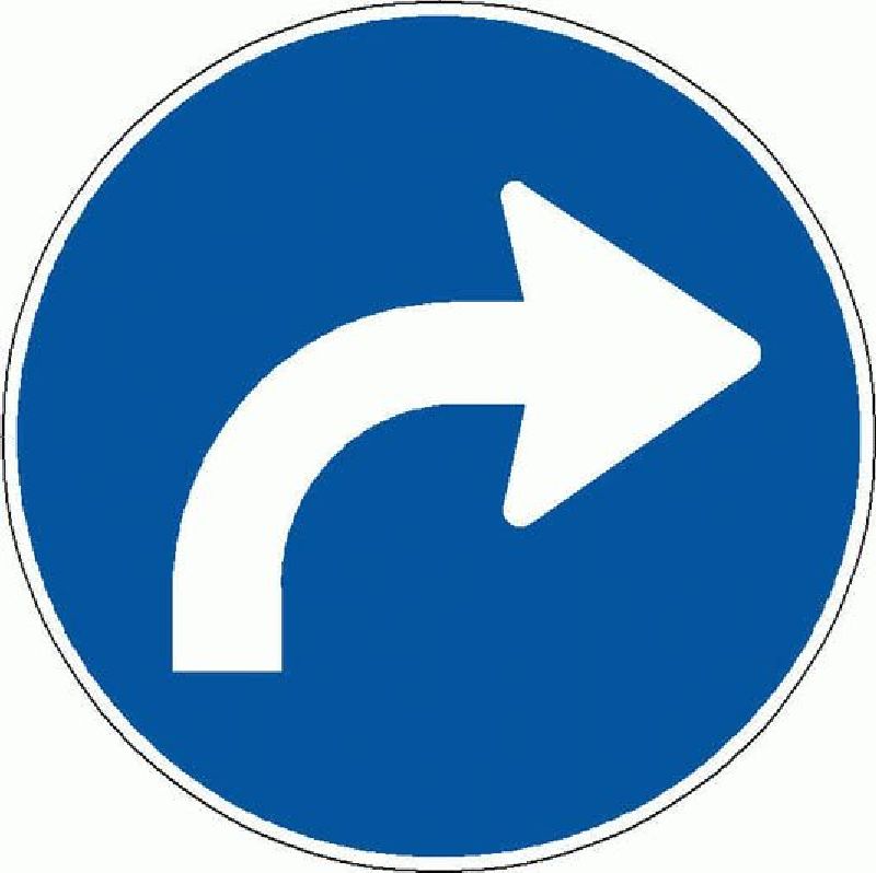 .SIGNAL SCOTCHL. CG  RECHTS ABBIEGEN