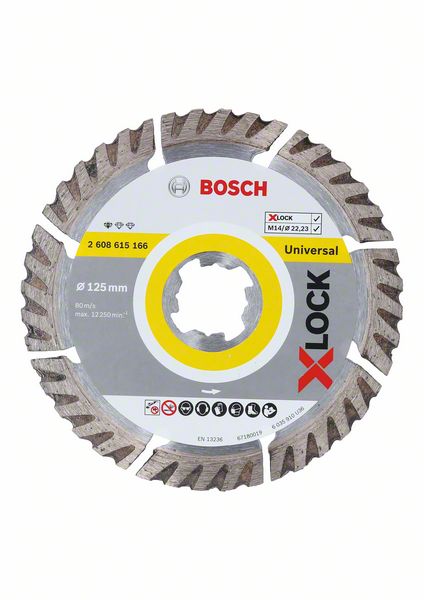 X-LOCK DIA-TRENNSCHEIBE 125MM SF. UNIVER BOSCH