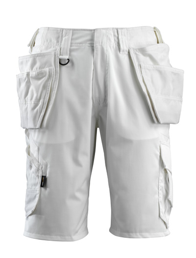 Handwerkershorts Olot Hardwear Weiß C68 MASCOT