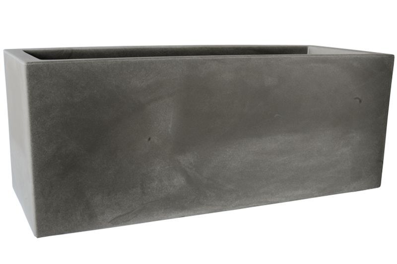 Pflanzkasten Schio Cassa grigio fumo Aussenmass cm: 100X40, Höhe cm: 40