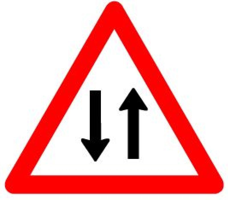 1.26 Gegenverkehr 60 cm, Ausführung: Scotchlite HIP