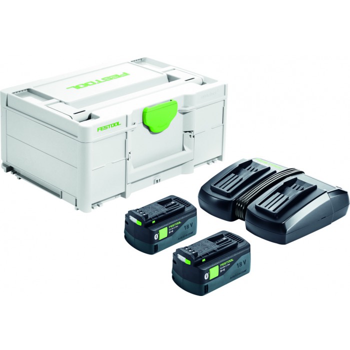 Akku-Set  2 X 5,0 Ah-Li Ion + TCL 6 DUO FESTOOL