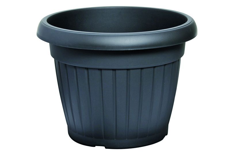 Pflanztopf Coste anthrazit Aussenmass Ø cm: 20, Unterteller Coste Ø