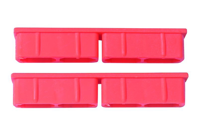 Abschlusskappen (Paar) Grösse mm: 80/30, Material: PVC