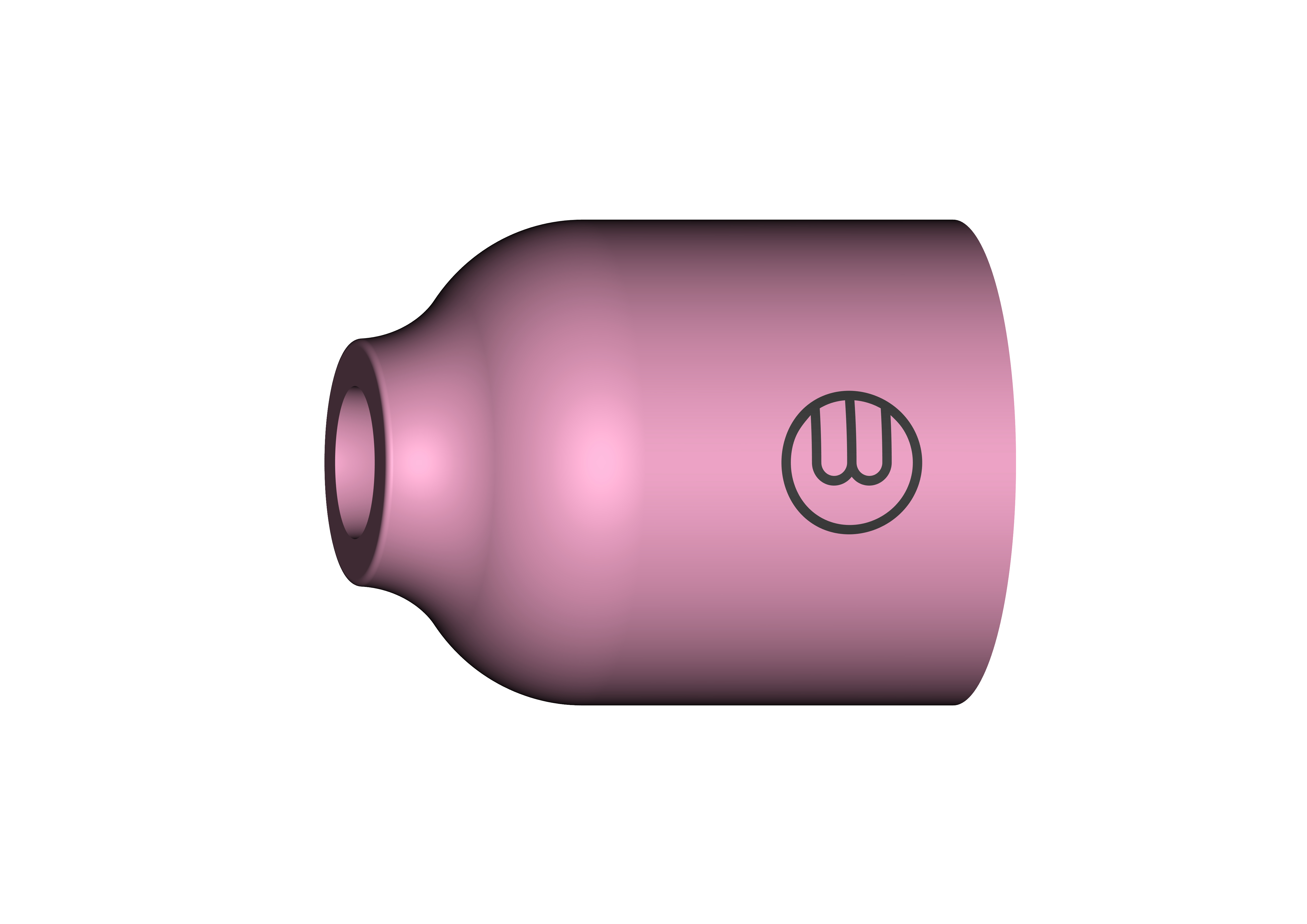 Keramische Gasdüse Gaslinse Gr.4, STR9/2