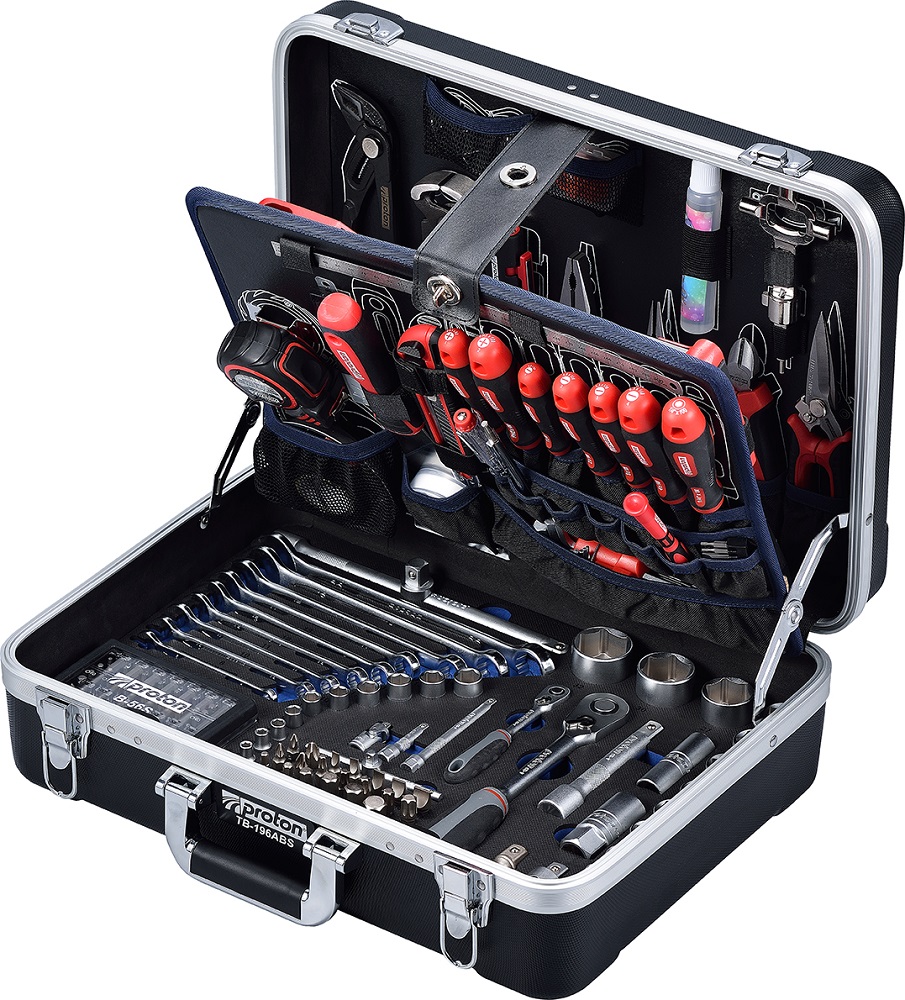 Werkzeugkoffer PROTON TB-196ABS 1/4" + 1 196-tlg.      NETTO