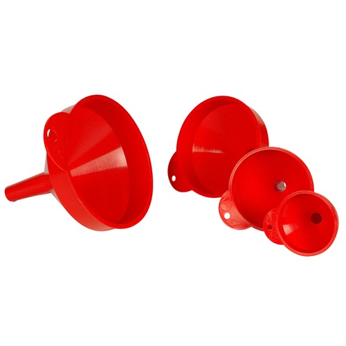 Trichter Kunststoff Set 81162 4tlg. 50, 75, 100, 120mm orang
