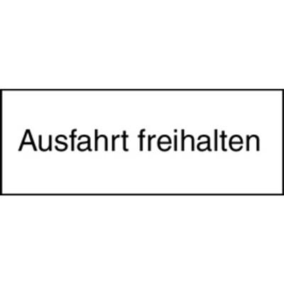 ZUSATZTAFEL 40/20 AUSFAHRT FREIHALTEN