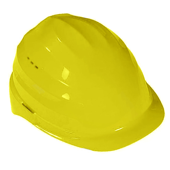 Schutzhelme TERANO gelb LP 2010 mit 4-Punkt-Textilband-Innenausstatung