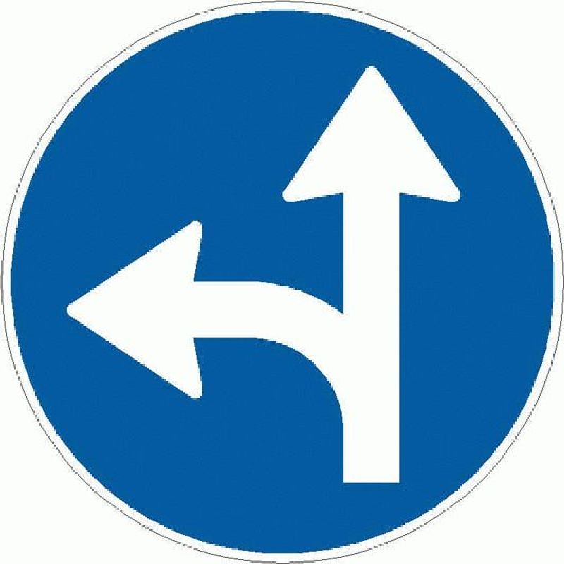 .SIGNAL SCOTCHL. EG GERADEAUS ODER LINKSABBIEGEN