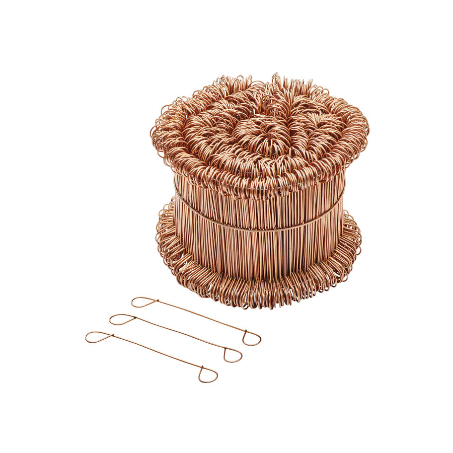 Betoneisenbinder 100x1,1mm geschweisst Bünde à 1000 Stück. (20 Mille pro Sack)