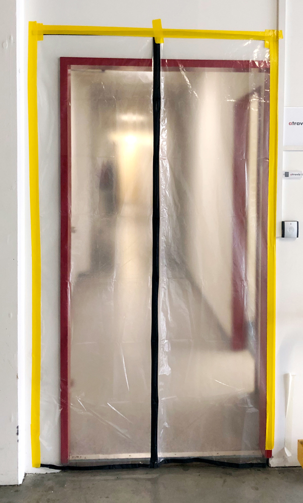 Folientür mit Magnet  Gr. 2.1 x1.1m