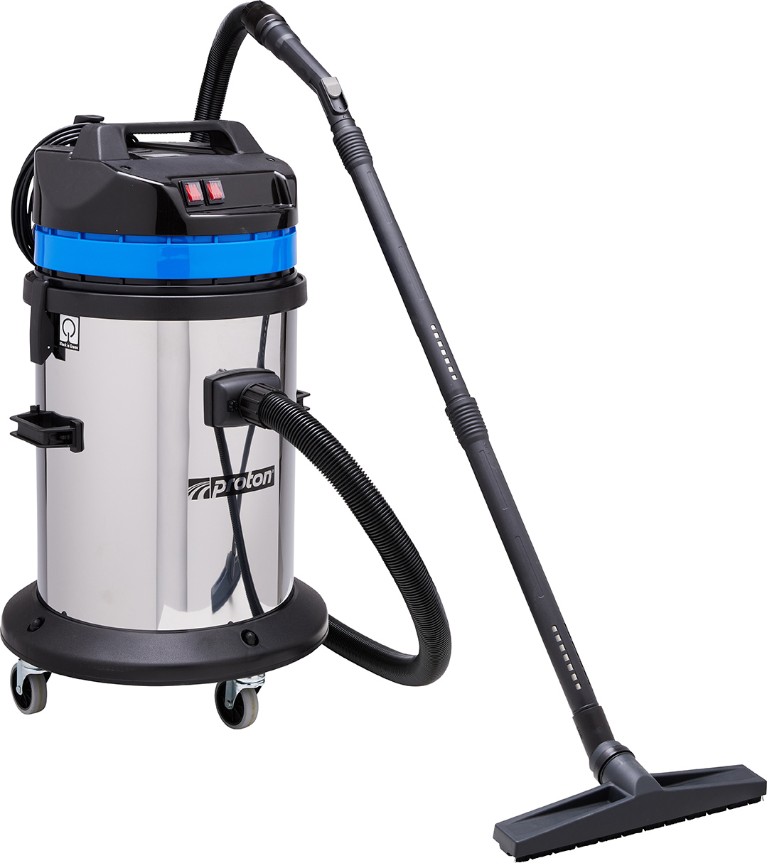 PROTON MEC 2/50 NT I Nass-u. Trockensaug Inox, 50 l, 2400W, 2 Motoren