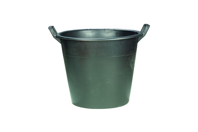 Pflanzkübel mit 2 Handgriffen, schwarz Aussenmass Ø cm: 45, Liter: 30