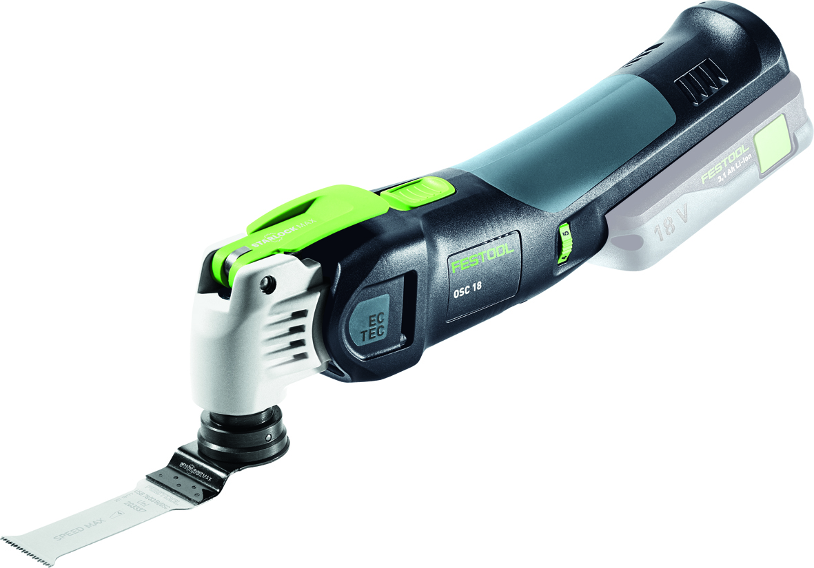 Festool OSC 18 Li E-Basic Akku-Oszillier Solo, StarlockMax