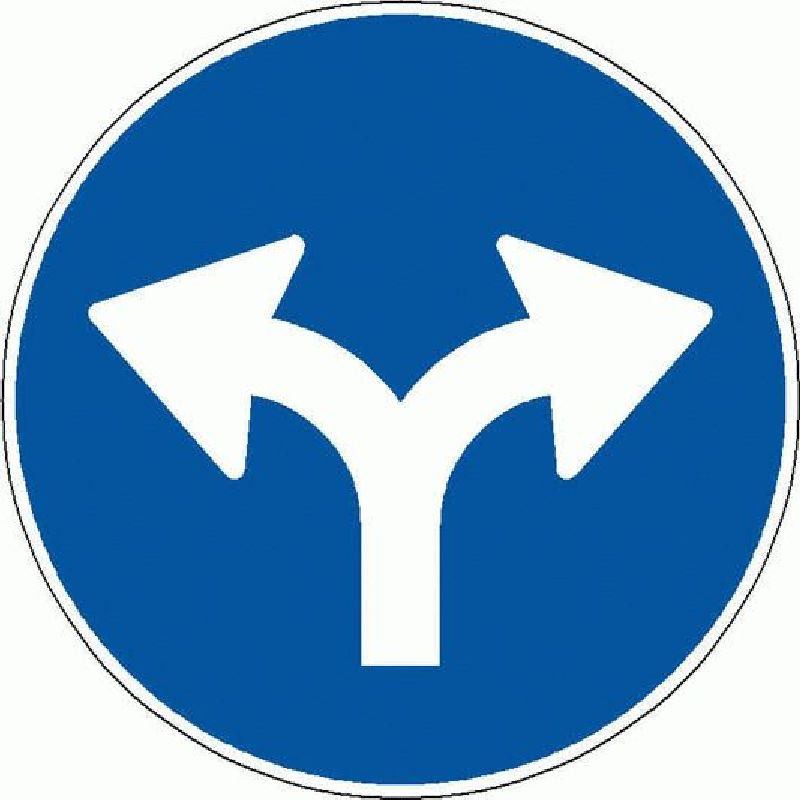 .SIGNAL SCOTCHL. EG  RECHTS ODER LINKS ABBIEGEN