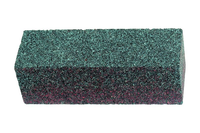 Kachelbild Rutschersteine, Schleifklötze