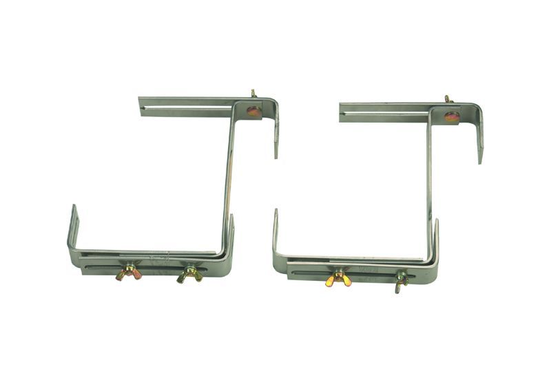 .BLUMENKISTLI-HALTER  PAAR SCHWER, 3-FACH, SILBER