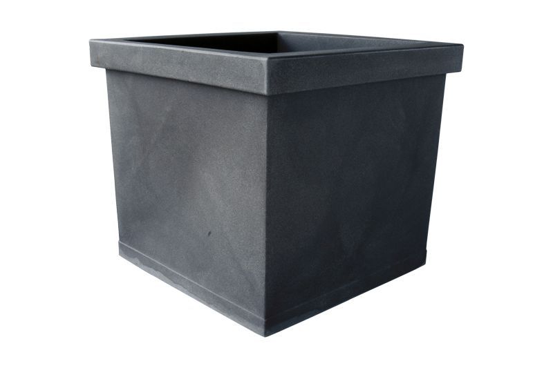 Pflanztopf Lisci anthrazit Aussenmass cm: 46X46, Höhe cm: 41