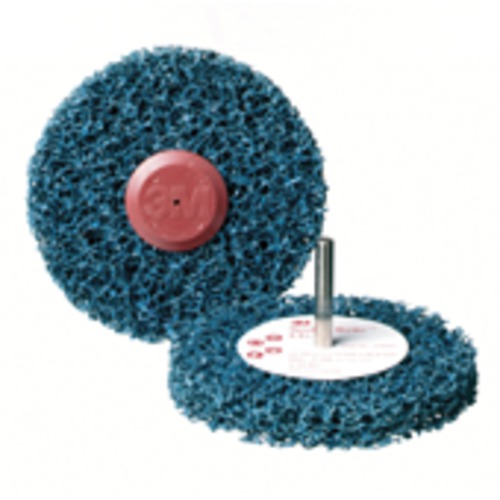 Grobreinigungsscheibe blau,mit Schaft, C 75x25x6mm Grobr.sch. CG-ZS 75x25x6 bl