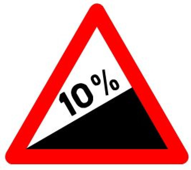 1.11 Starke Steigung Grösse cm: 60, Ausführung: Scotchlite HI