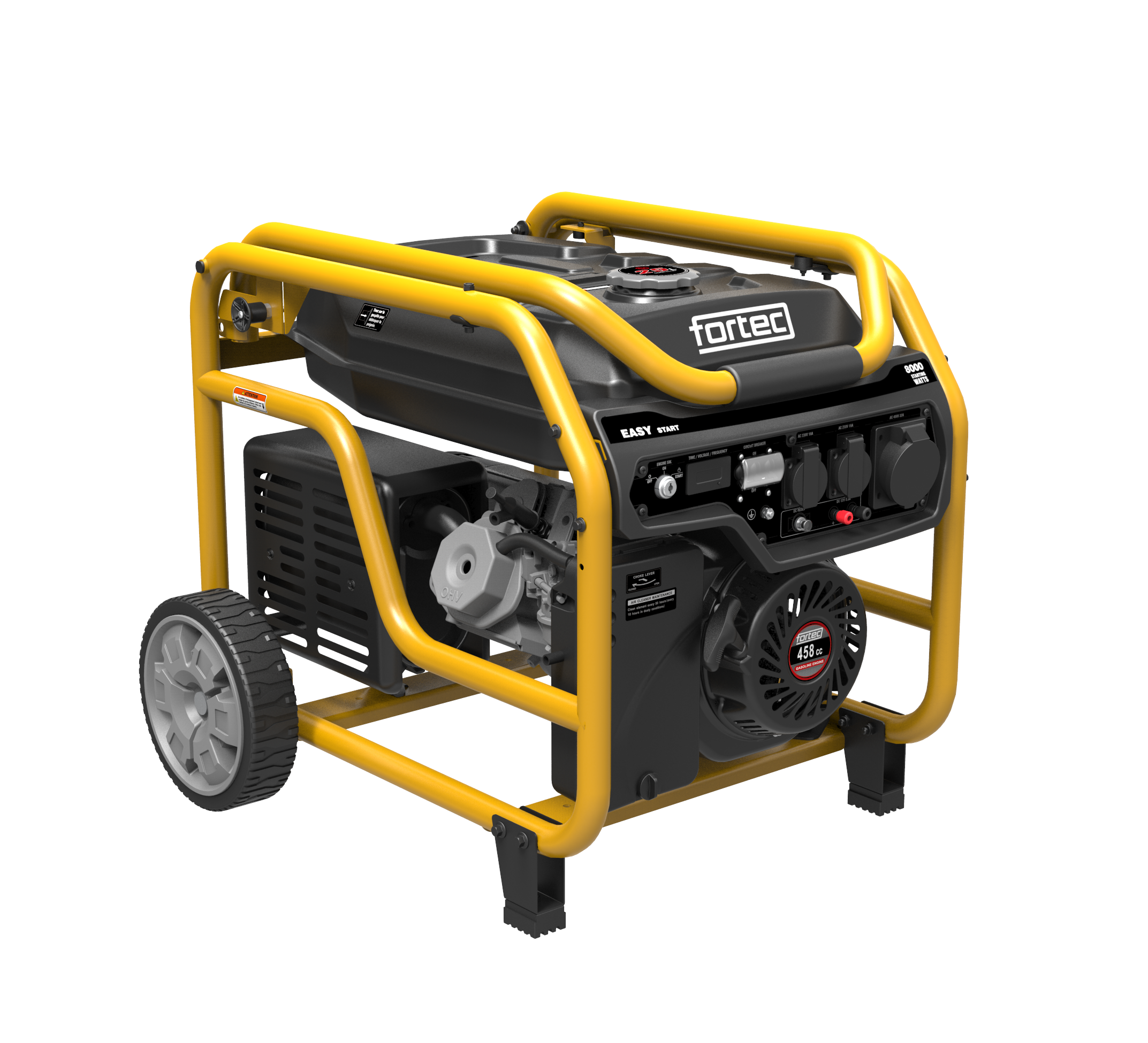 FORTEC FT60004 Stromerzeuger 8000W 230/400V, Elektrostart