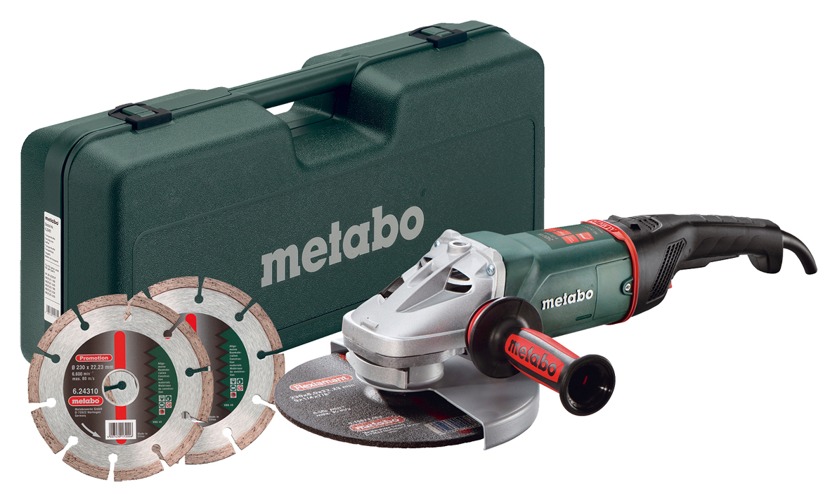 Winkelschleifer Metabo WEA 24-230 MVT KOFFER + 2 DIA-SCHEIBE