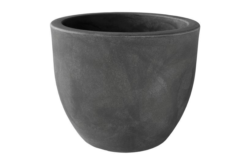 Pflanztopf Tondo light anthrazit Aussenmass Ø cm: 32, Höhe cm: 27