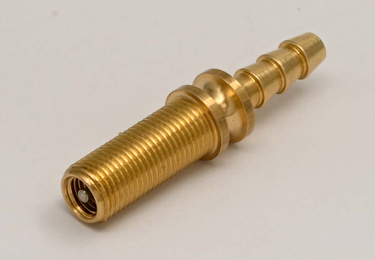 Luftanschluss Ventil mit AG Schlauchtülle DM 4 mm