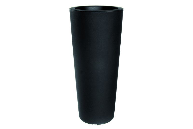 Pflanztopf Schio Conoschwarz Aussenmass Ø cm: 40, Höhe cm: 90