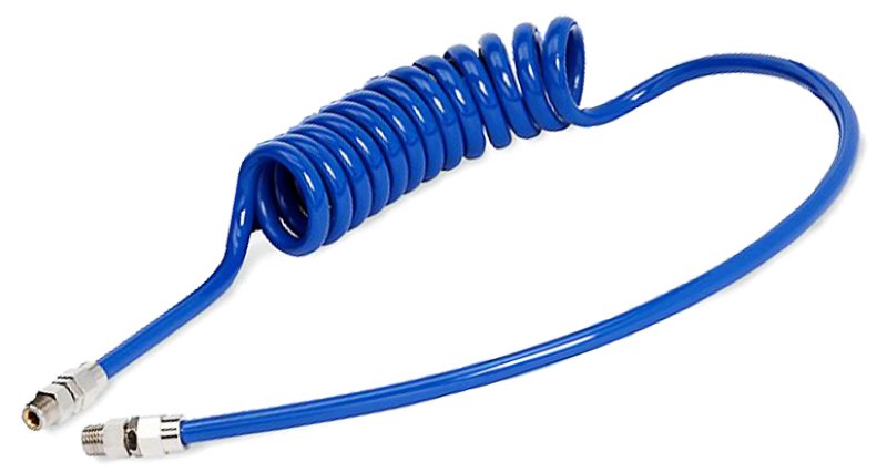 Cejn Spiralschlauch PU Ø 10x6.5 beidseitig mit 1/4"AG / Arbeitslänge 8 m