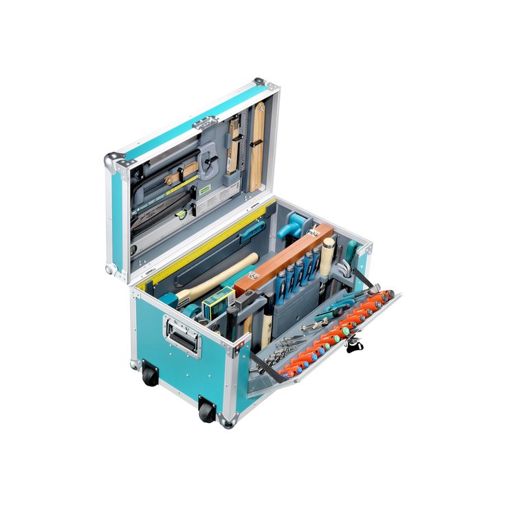 TECHNOCRAFT Zimmerei-Werkzeugkiste 184 Tlg, 768x443x463mm, 46kg