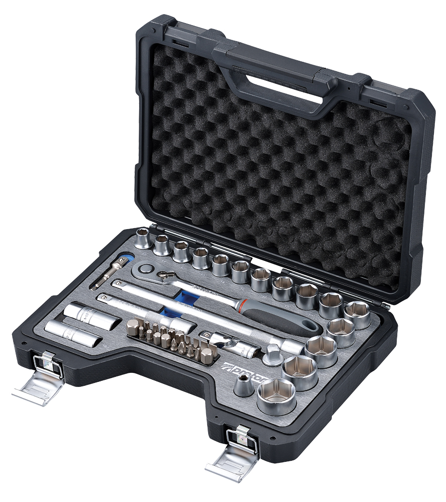 Steckschlüsselsatz PROTON F-44M  1/2" 44 tlg.       AKTION